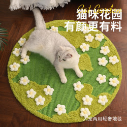 貓抓板花叢劍麻地毯耐抓耐磨貓抓墊不掉屑保護貓爪寵物用品地毯