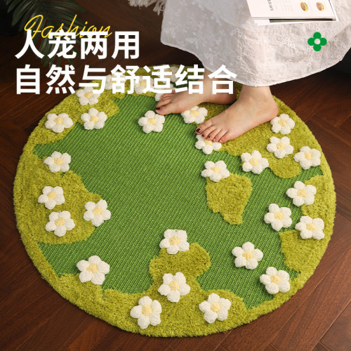 貓抓板花叢劍麻地毯耐抓耐磨貓抓墊不掉屑保護貓爪寵物用品地毯