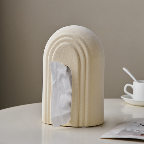 簡約家居飾品創意客廳餐桌桌面收納擺件禮物陶瓷紙巾盒抽紙盒 簡約家居飾品創意客廳餐桌桌面收納擺件禮物陶瓷紙巾盒抽紙盒
