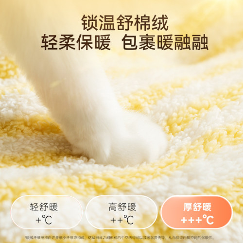 貓咪秋冬季保暖防風大耳萌寵貓窩狗狗經典條紋狗窩蒙古包寵物窩墊