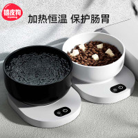 貓咪黑白恒溫加熱碗貓碗水碗溫度可調節陶瓷飲水器狗碗寵物碗用品
