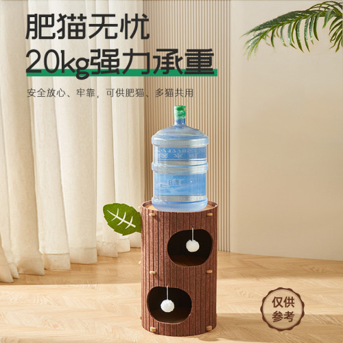 貓爬架貓窩貓樹一體冬季保暖貓抓板桶雙層冬天多貓多層樹洞貓咪窩