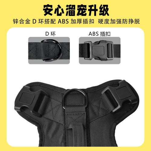 新款狗狗牽引背心 大狗戰術胸背中帶防爆沖 大中型犬寵物胸背