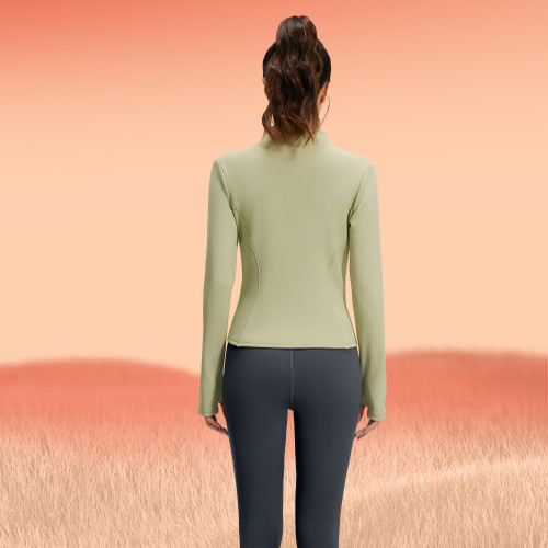 聚衣堂秋冬加絨加厚瑜伽服套裝裸感修身顯瘦高彈防風健身套裝女