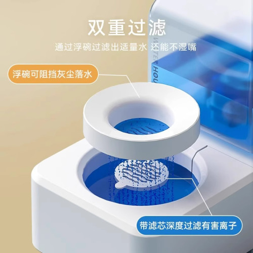狗狗陶瓷碗寵物喂食器飲水器中小型犬貓咪狗盆寵物用品水房子三碗