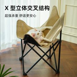 劍麻貓抓板躺椅大號耐磨不掉屑貓咪磨爪神器貓爪板貓窩一體貓玩具