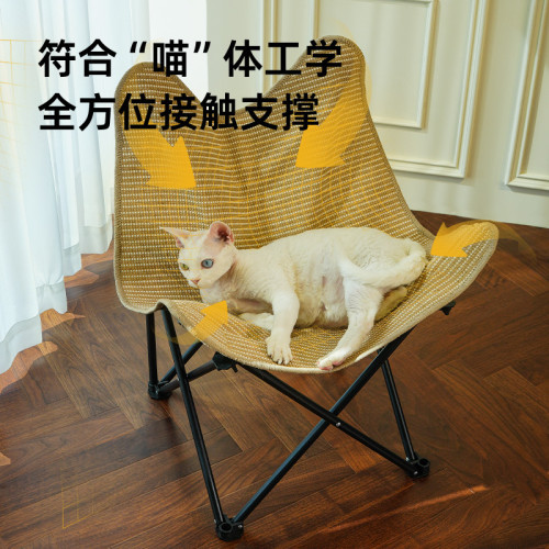 劍麻貓抓板躺椅大號耐磨不掉屑貓咪磨爪神器貓爪板貓窩一體貓玩具