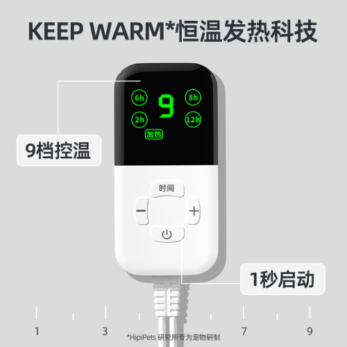 秋冬季狗狗保暖加熱可拆洗泡泡絨寵物電熱毯髮熱狗墊子貓窩狗毯子
