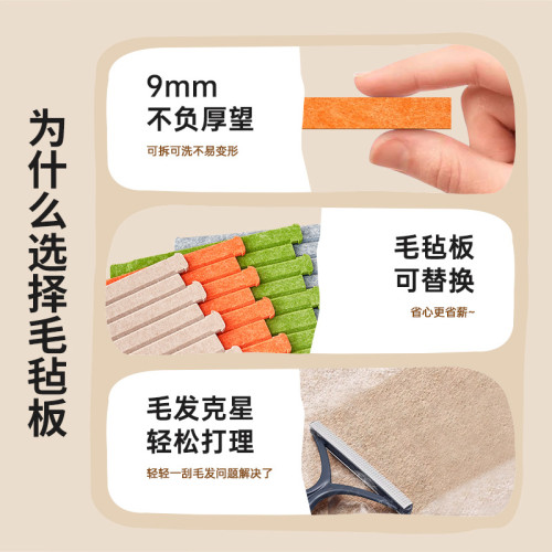 l型貓抓板耐磨立式貼牆毛氈毛爪板貓窩一體耐抓不掉屑貓咪寵物窩 l型貓抓板耐磨立式貼牆毛氈毛爪板貓窩一體耐抓不掉屑貓咪寵物窩