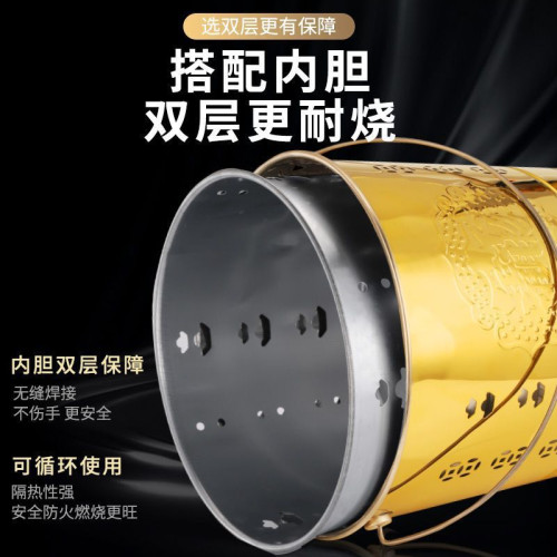 家用大號燒寶桶燒金桶不燻菸焚燒桶燒元寶桶加厚大號專用桶