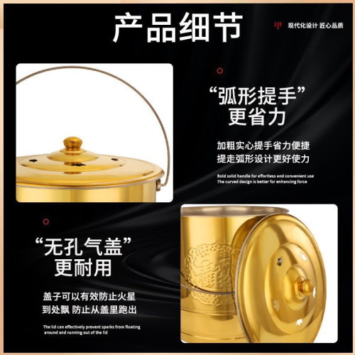 家用大號燒寶桶燒金桶不燻菸焚燒桶燒元寶桶加厚大號專用桶