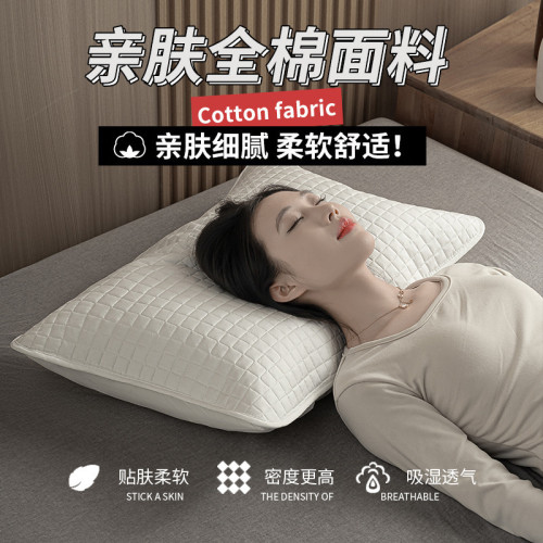 全棉枕套一對裝家用防頭油隔髒枕頭套純棉保護套新款單衹