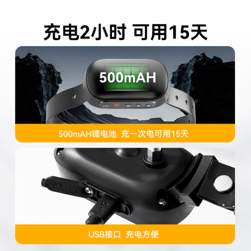 狗狗防叫止吠器項圈USB智能感應防水可調節泰迪小型犬寵物狗項圈