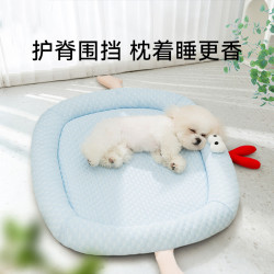 春夏季狗狗大眼怪涼感圍擋狗窩降溫狗墊子貓咪涼窩寵物窩貓窩用品
