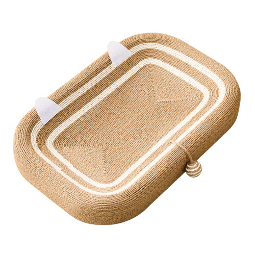 劍麻貓抓板耐磨貓窩一體耐抓不掉屑特大號貓爪板四季通用貓咪抓盆 劍麻貓抓板耐磨貓窩一體耐抓不掉屑特大號貓爪板四季通用貓咪抓盆