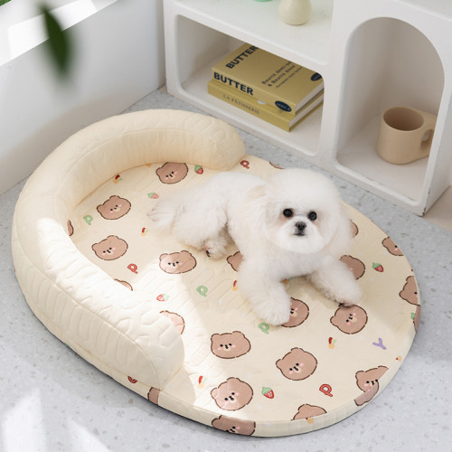 春夏季狗狗卡通U型靠枕乳膠墊子狗窩貓咪涼窩沙發窩貓窩寵物墊子 春夏季狗狗卡通U型靠枕乳膠墊子狗窩貓咪涼窩沙發窩貓窩寵物墊子