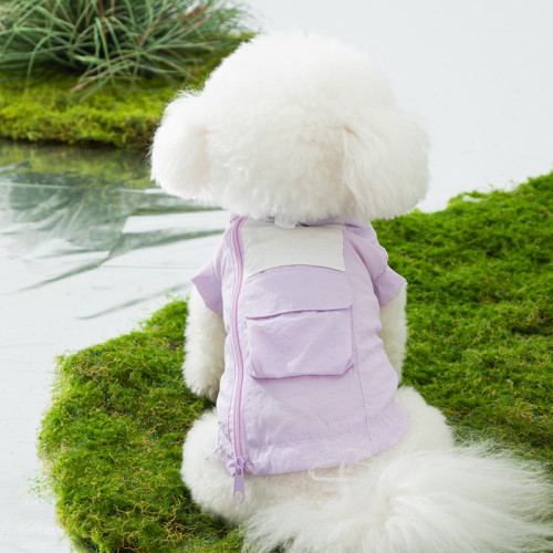 夏季狗狗冰涼酷爽涼涼衣中小型犬戶外降溫防曬衣泰迪貓咪寵物衣服