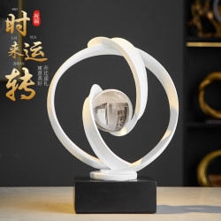 時來運轉樹脂工藝品現代酒櫃客廳裝飾搬家喬遷新居禮品辦公室擺件