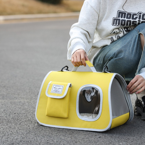 貓包寵物外出手提單肩包舒適透氣可攜式可折曡貓咪包寵物用品 貓包寵物外出手提單肩包舒適透氣可攜式可折曡貓咪包寵物用品
