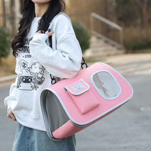 貓包寵物外出手提單肩包舒適透氣可攜式可折曡貓咪包寵物用品 貓包寵物外出手提單肩包舒適透氣可攜式可折曡貓咪包寵物用品