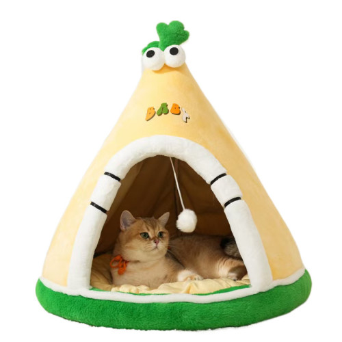 春節貓窩保暖半封閉式帳篷安全感睡窩大狗窩特大號三角形狗窩超厚 春節貓窩保暖半封閉式帳篷安全感睡窩大狗窩特大號三角形狗窩超厚