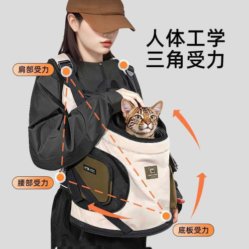 貓包可攜式外出寵物包雙肩便捷出行托特透氣尼龍後背包防潑水貓包狗包 貓包可攜式外出寵物包雙肩便捷出行托特透氣尼龍後背包防潑水貓包狗包