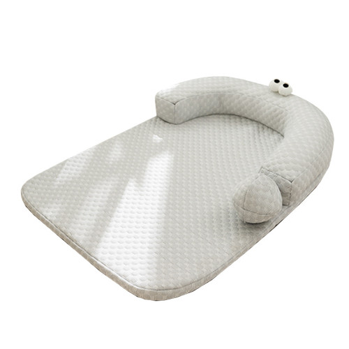 春夏季狗狗中小型犬沙發狗窩清涼冰豆豆大眼問號狗墊子貓窩寵物窩 春夏季狗狗中小型犬沙發狗窩清涼冰豆豆大眼問號狗墊子貓窩寵物窩