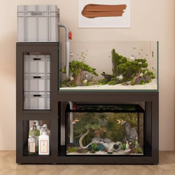 魚缸櫃魚缸架子客廳家用水族箱底座落地金屬承重底櫃多層龜缸托架