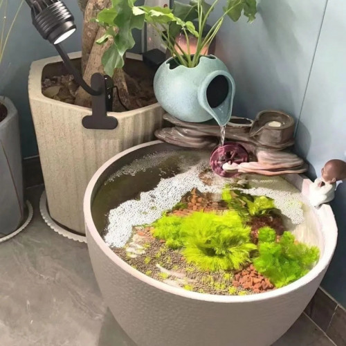 荷花塑膠特大號花盆樹脂加厚養魚種樹簡約蓮藕睡蓮庭院魚缸家用廠 荷花塑膠特大號花盆樹脂加厚養魚種樹簡約蓮藕睡蓮庭院魚缸家用廠