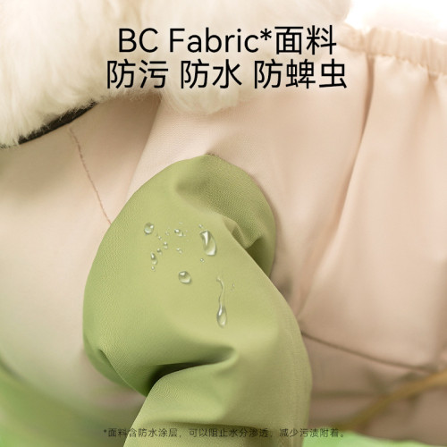 春夏清新綠色全包連腳狗狗防塵褲外出防髒防水泰迪罩衣寵物狗衣服
