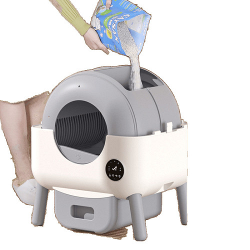 智能全自動貓砂盆大容量除臭全封閉智能貓厠所免鏟防臭電動貓砂機 智能全自動貓砂盆大容量除臭全封閉智能貓厠所免鏟防臭電動貓砂機