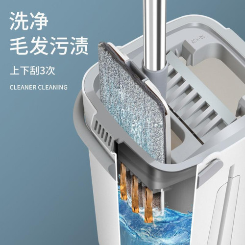 拖把家用一拖淨帶桶的拖把拖地神器加厚免手洗懶人可攜式乾溼兩用