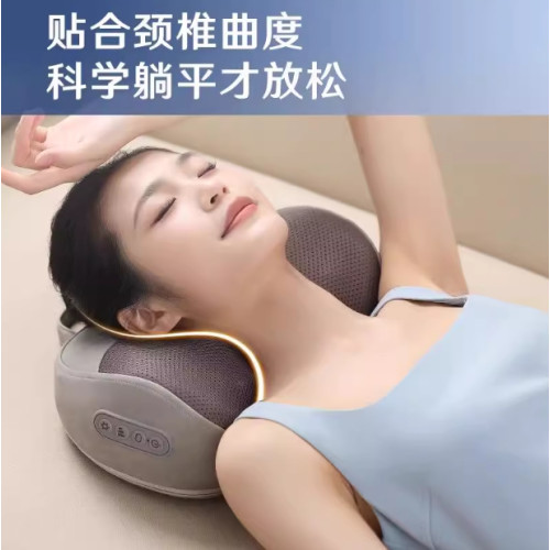 頸椎枕熱敷磁療睡覺護頸枕保健枕修復頸椎專用按摩枕圓柱頸椎枕頭