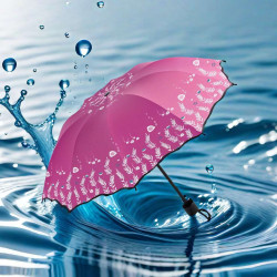 加厚女晴雨兩用大號耐用太陽繖防曬防紫外線折曡雙人超大遮陽繖