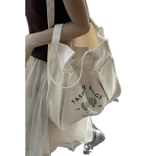 羽毛球夏天大容量日系帆布包新款單肩手提休閒旅行通勤外出 羽毛球夏天大容量日系帆布包新款單肩手提休閒旅行通勤外出