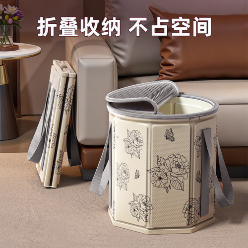 可折曡泡腳袋加高過小腿泡腳桶家用洗腳盆可攜式足浴神器過膝深桶