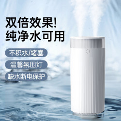 新款加溼器家用雙噴大霧USB夜燈空氣增溼機辦公室宿舍桌面加溼器