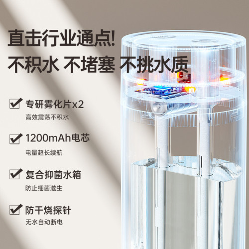 新款加溼器家用雙噴大霧USB夜燈空氣增溼機辦公室宿舍桌面加溼器