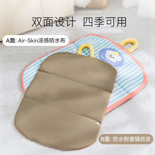 寵物墊大眼萌折曡四季防水墊全可水洗中小型犬貓窩睡覺狗窩狗墊子 寵物墊大眼萌折曡四季防水墊全可水洗中小型犬貓窩睡覺狗窩狗墊子
