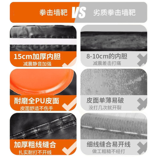 拳擊家用加厚打孔搏擊散打兒童掛牆成人沙袋沙包訓練練拳靶子器材