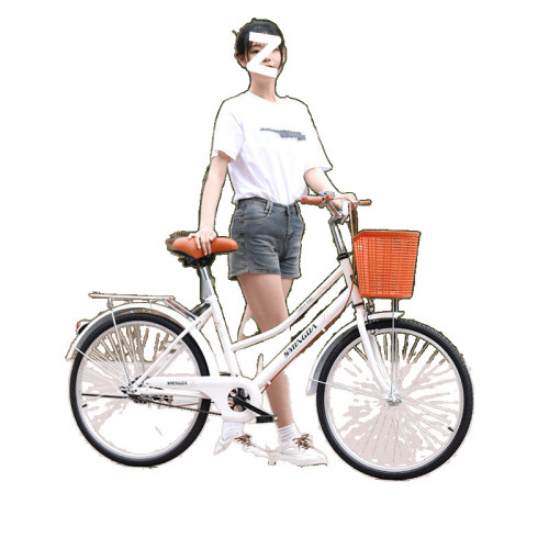 自行車成人26寸24男女式免充氣大復古車通勤車老人代步通用