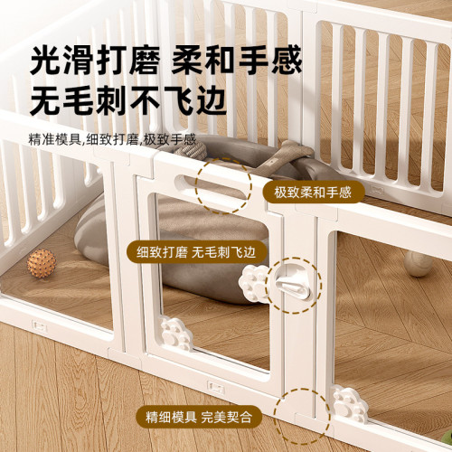 寵物圍欄室內家用狗狗圍欄狗柵欄貓咪防護欄小型犬中型犬狗籠狗窩