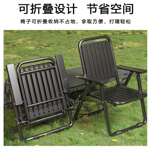 家用折曡椅子躺椅可攜式野餐椅沙灘椅庭院休閒陽台靠背椅露營凳子