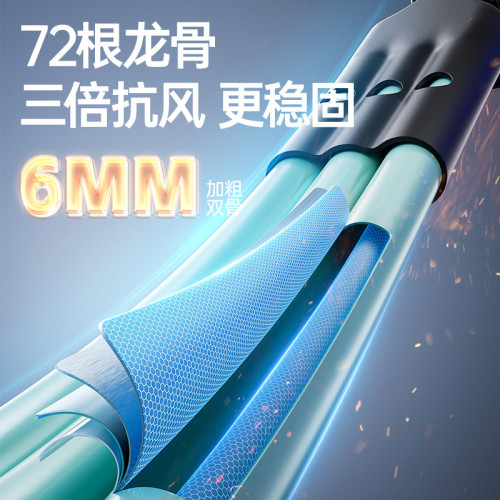 自動24骨大雨傘大號女晴雨兩用太陽傘防曬折疊傘遮陽傘
