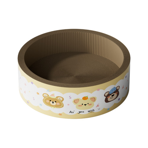 寵物用品貓抓板貓窩玩睡一體耐磨不掉屑四季通用玩具加深貓爪板窩 寵物用品貓抓板貓窩玩睡一體耐磨不掉屑四季通用玩具加深貓爪板窩