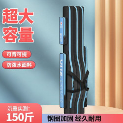 新款漁具包釣魚包魚竿包多功能竿包大容量加厚大釣魚包收納竿包