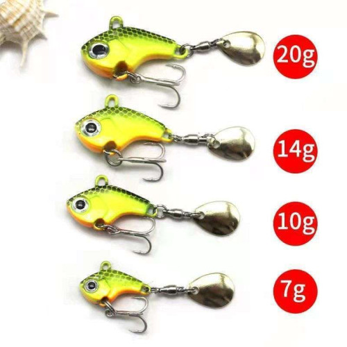 vib路亞假餌套裝海鱸魚翹嘴淡水通殺遠投旋轉亮片逗逗全套