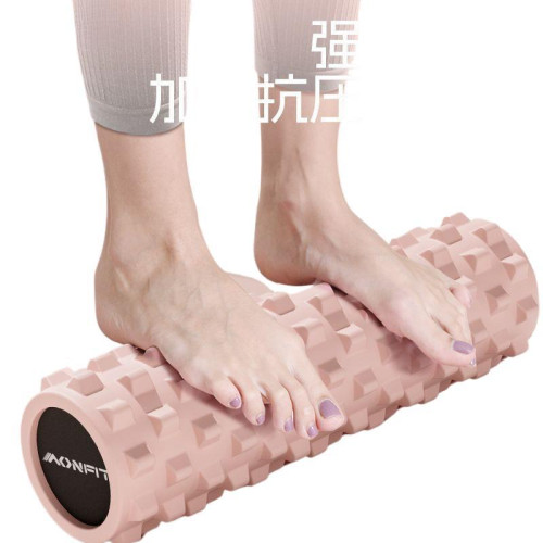 實心泡沫軸肌肉放松狼牙棒滾軸滾背神器滾輪按摩滾腿瑜伽器材