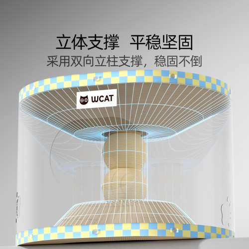 雙層貓玩具耐磨不掉屑貓爪板耐抓防抓沙發瓦楞紙貓用品隧道貓抓板