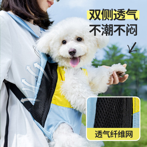 狗狗後背包外出雙肩寵物便捷包貓包狗背帶胸後背包胸前背小狗遛狗神器